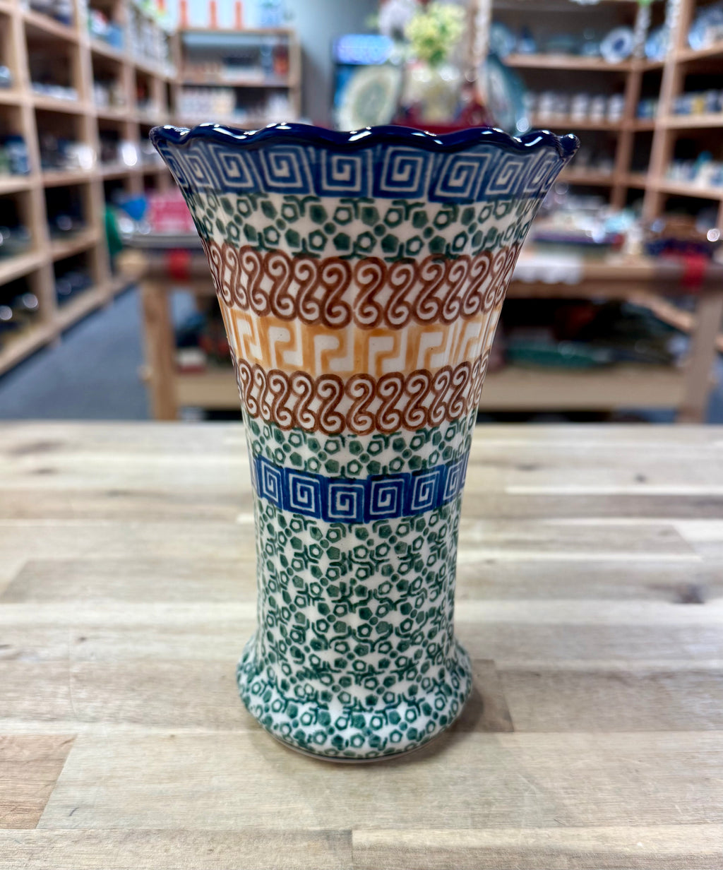 Polish Pottery Traditional(Multi) Vase