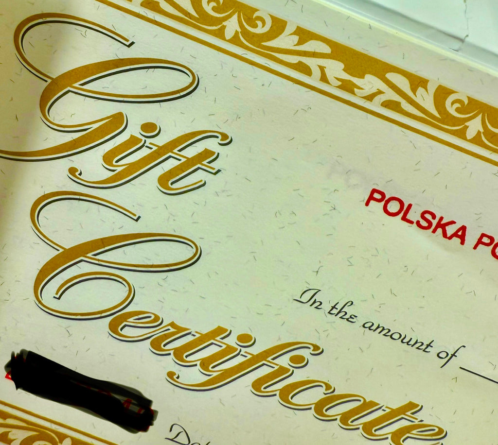 $25Gift Certificate Plus Polish Goodie Box