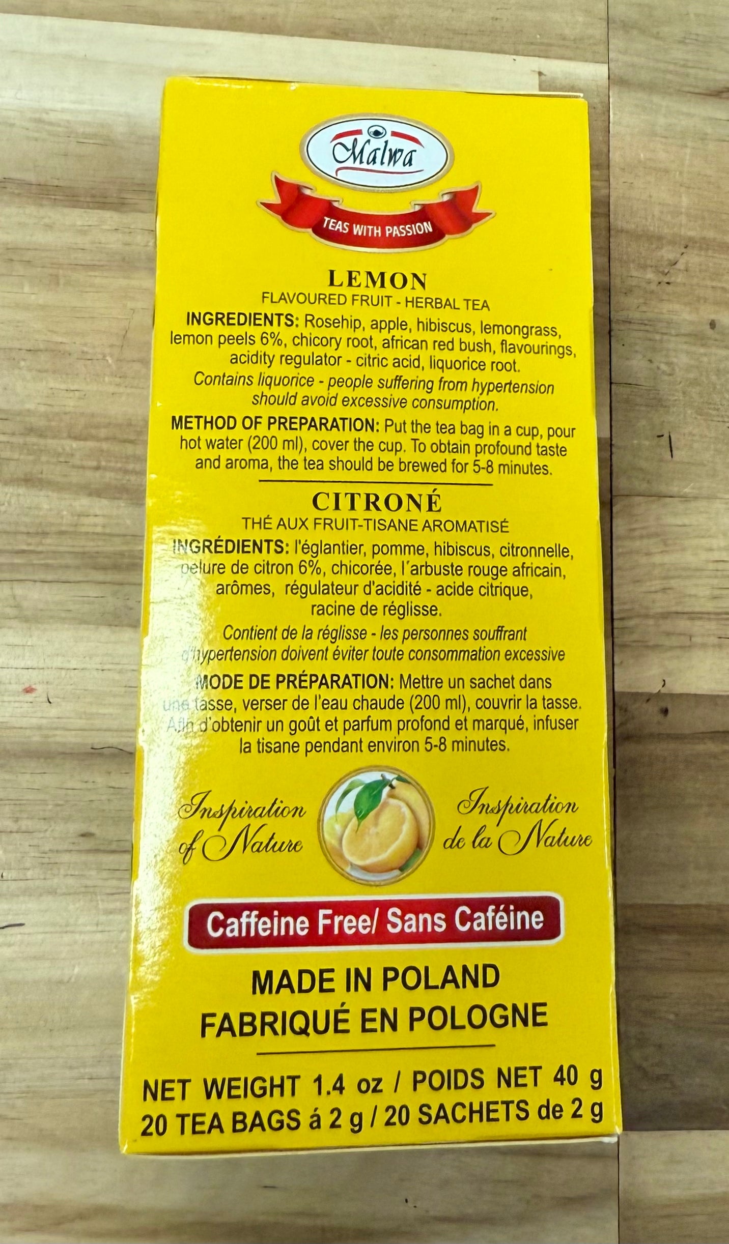 Polish Tea-Cytryna(Lemon)