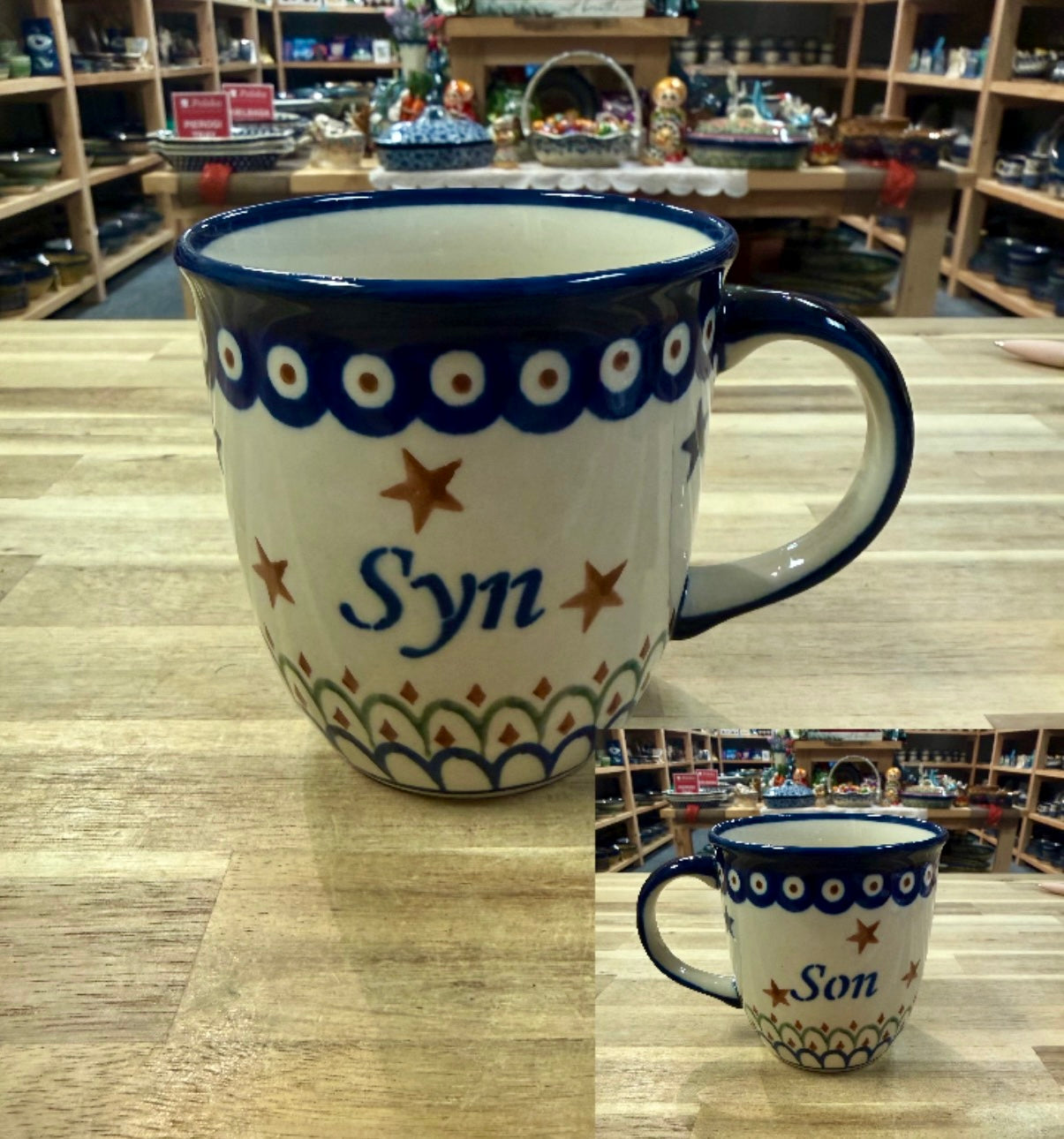 Polish Pottery Syn/Son Mug