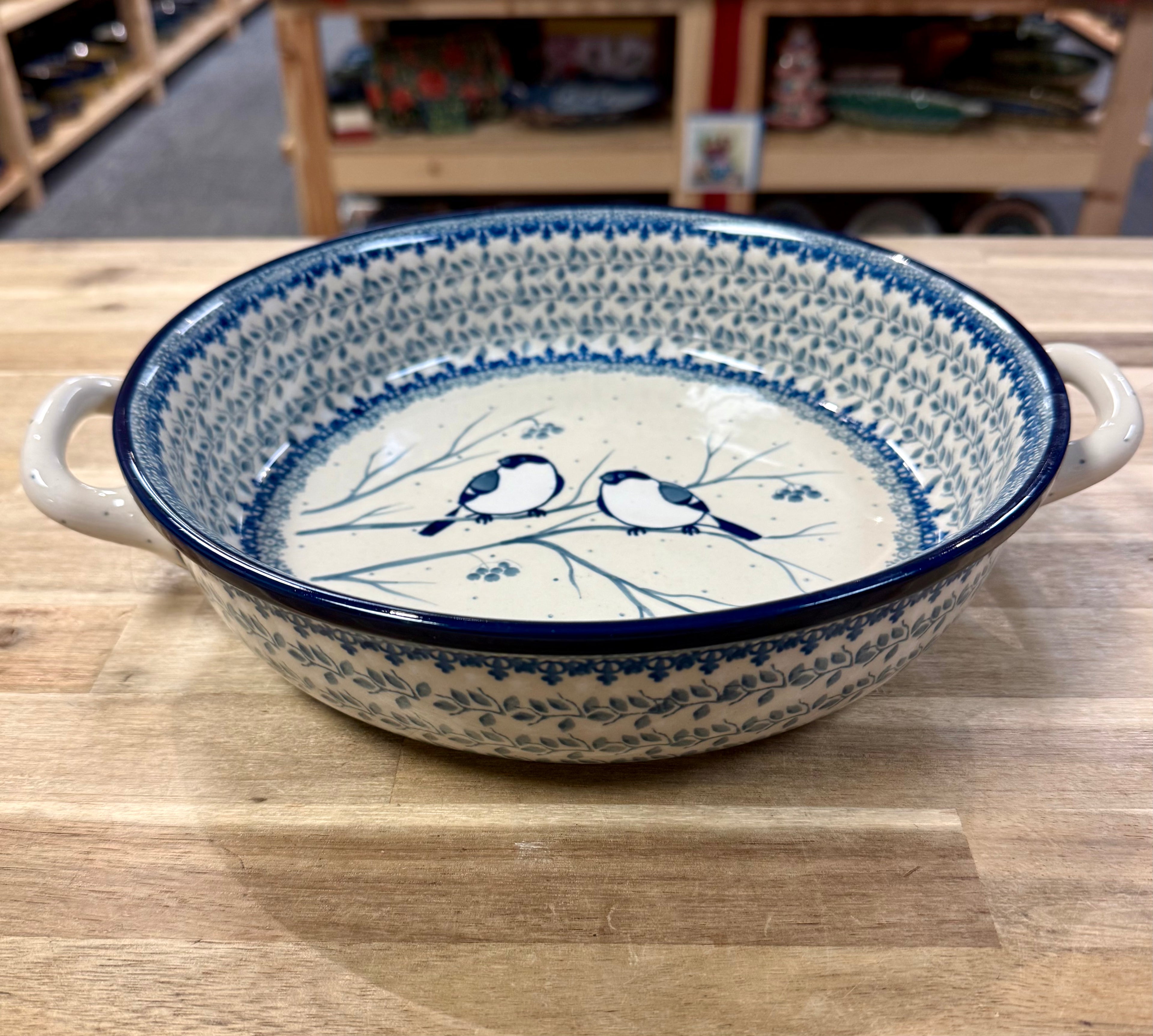 Polish Pottery Kielbasa Dish - Unikat 4830