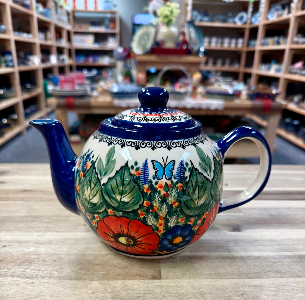 Polish Pottery Unikat CerRaf Teapot