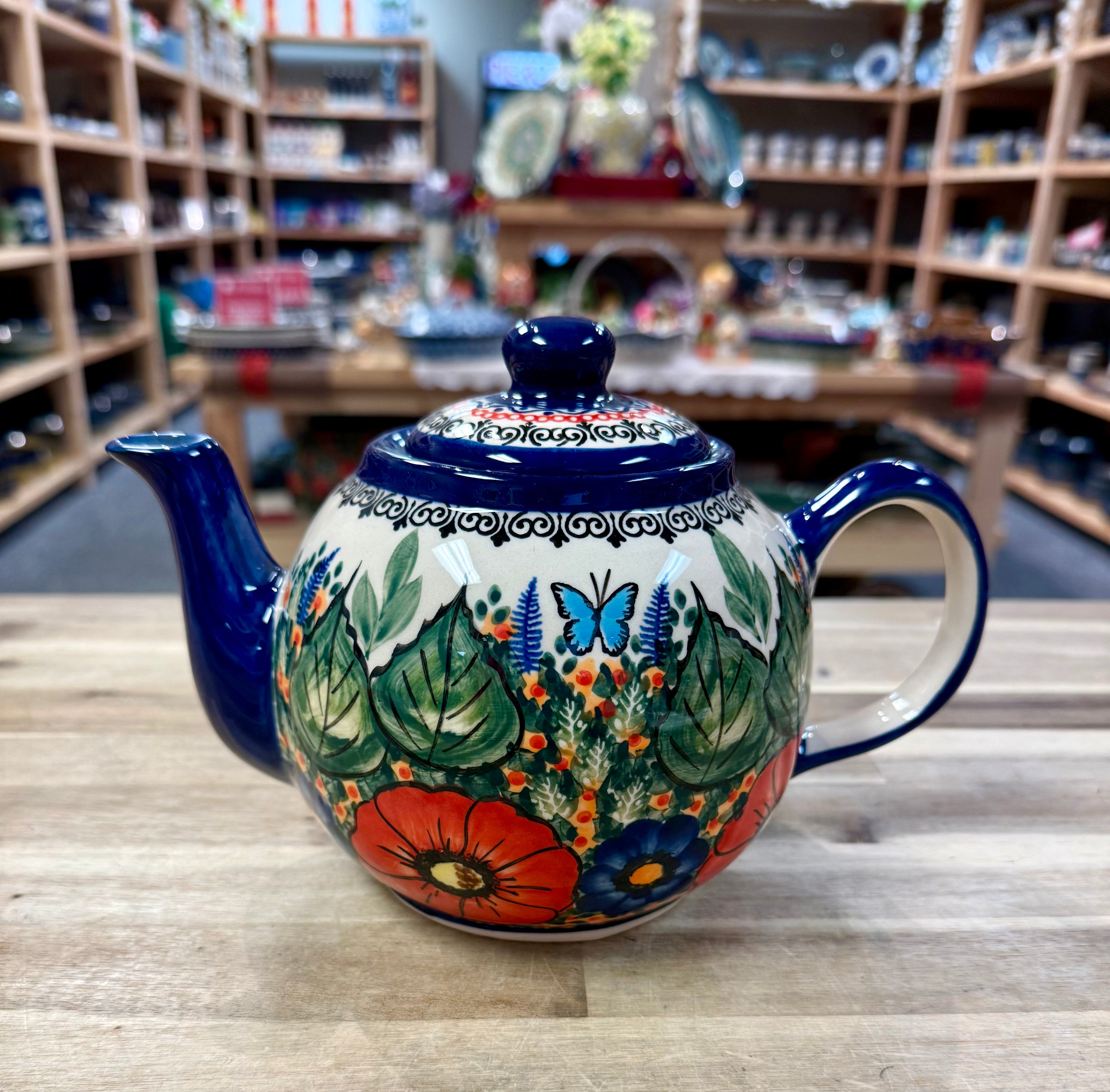 Polish Pottery Unikat CerRaf Teapot
