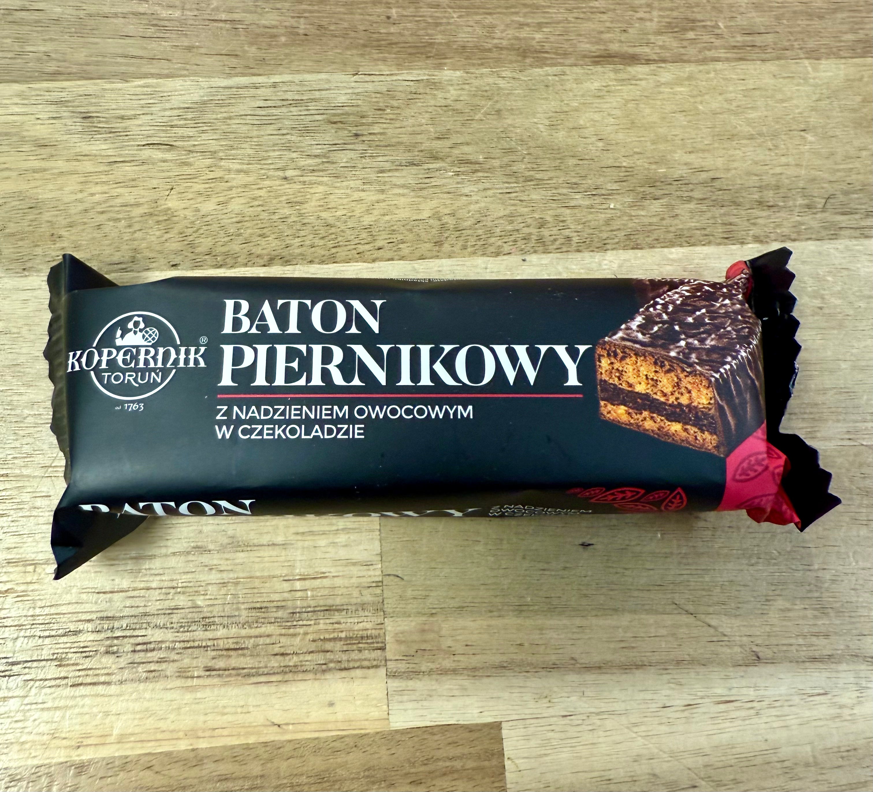 Baton Piernikowy Polish Chocolate Covered Gingerbread W/ Apple Filling