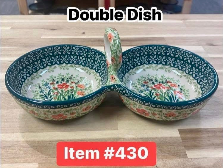 Polish Pottery Unikat 4335Double Dish