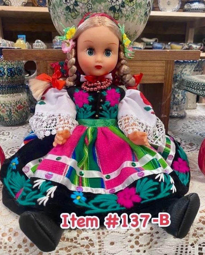 Polish Doll w/ Hand Stitched Costume