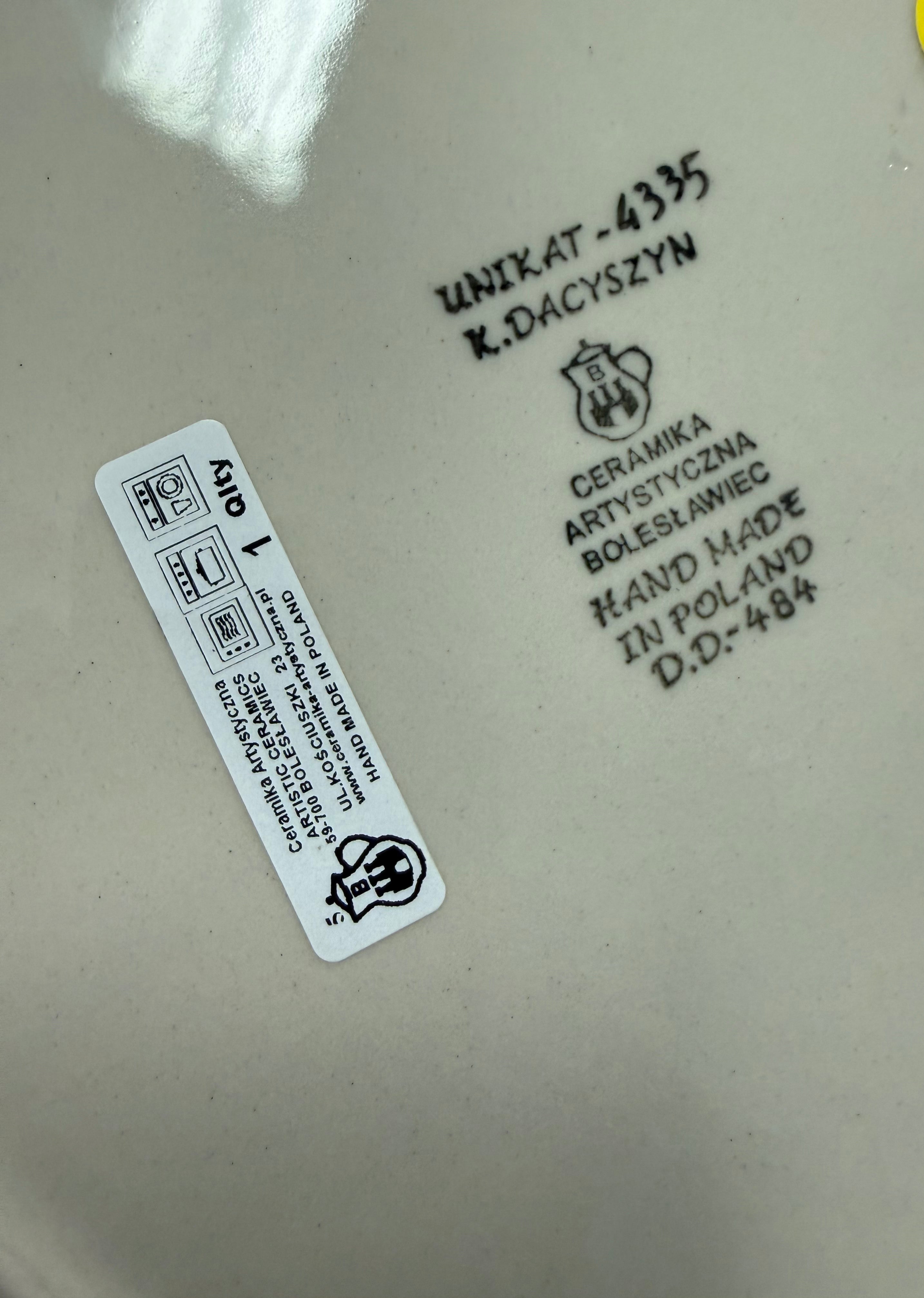 Polish Pottery Unikat 4335 Kielbasa Dish