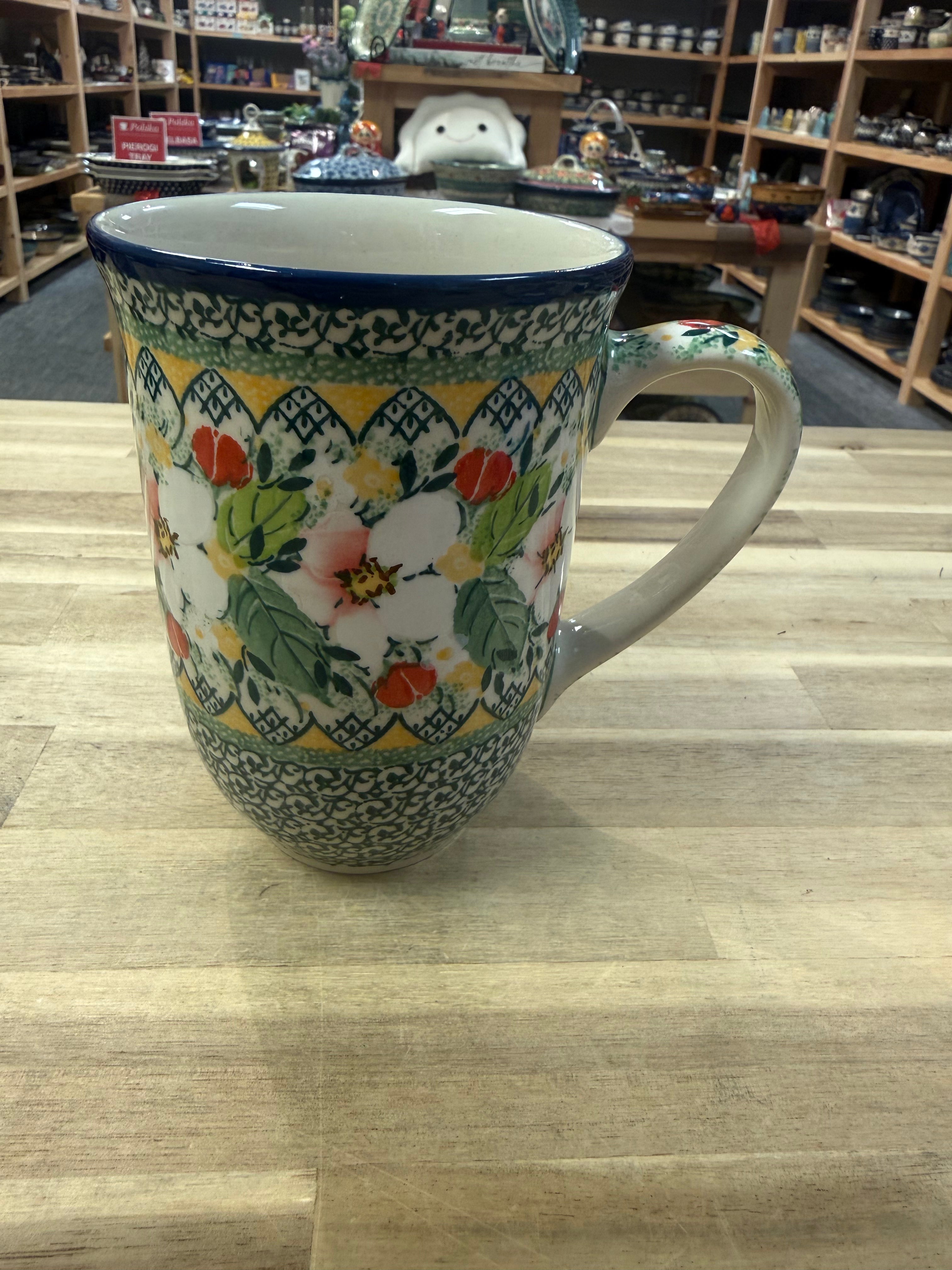 Polish Pottery Tall Mug - Unikat 4812- Level 5
