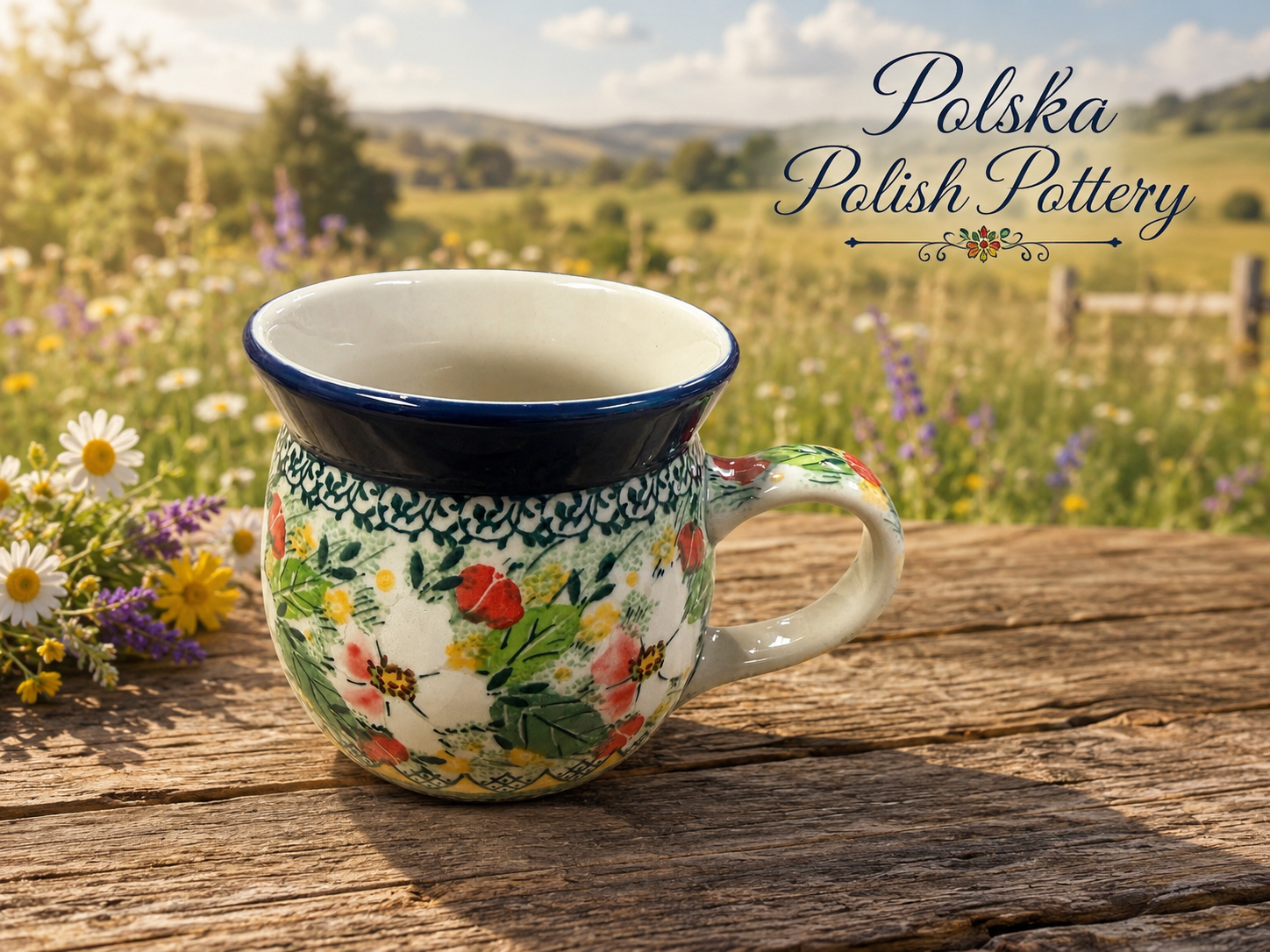 Polish Pottery Bubble Mug - Unikat 4812 - Level 5