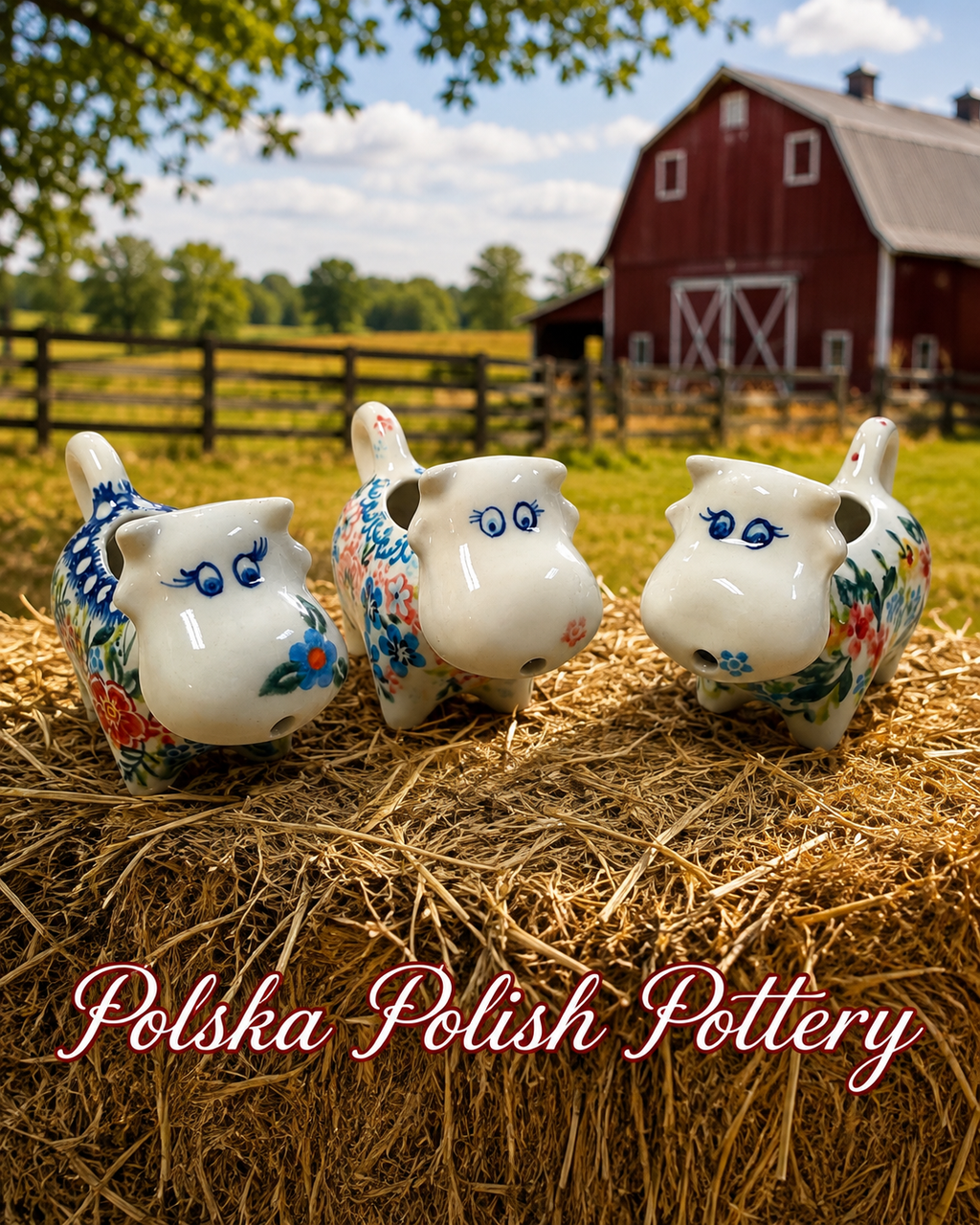 Polish Pottery Creamer - Unikat Cow