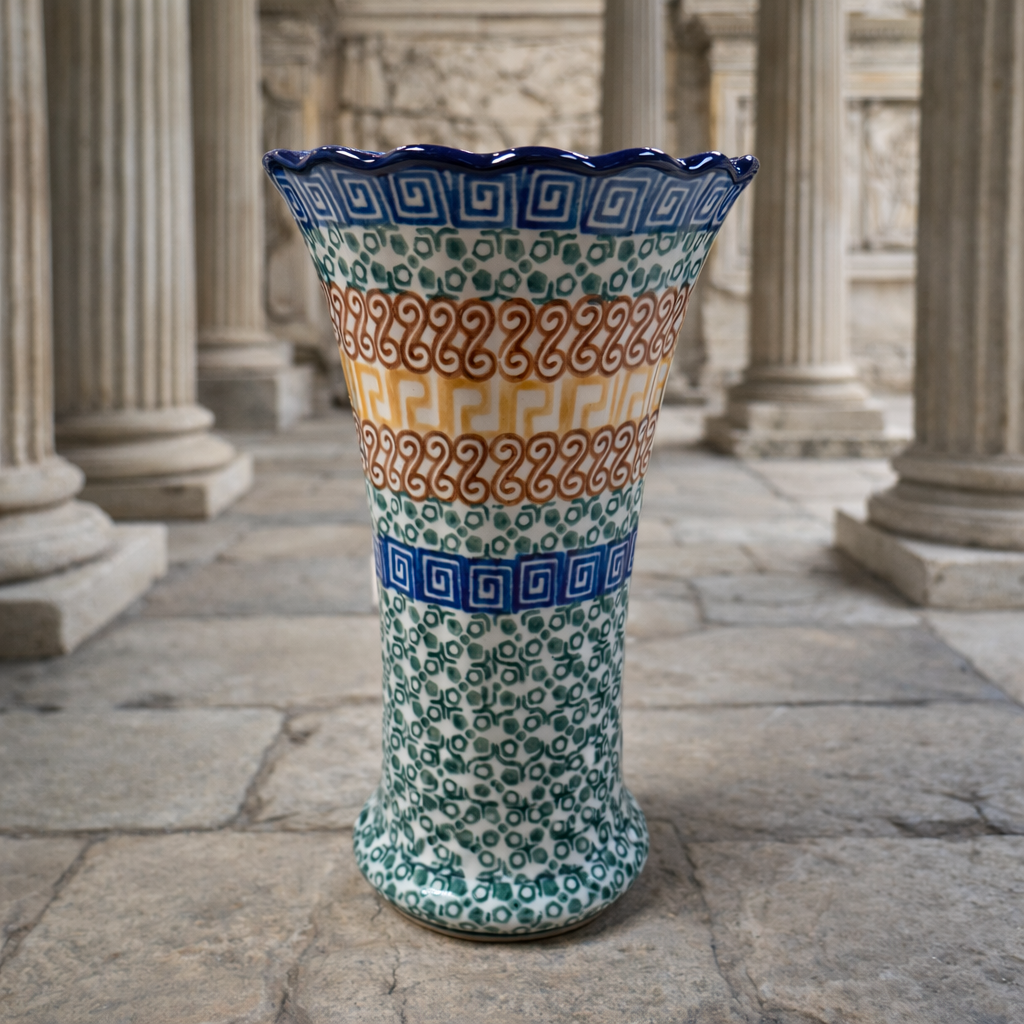 Polish Pottery Traditional(Multi) Vase