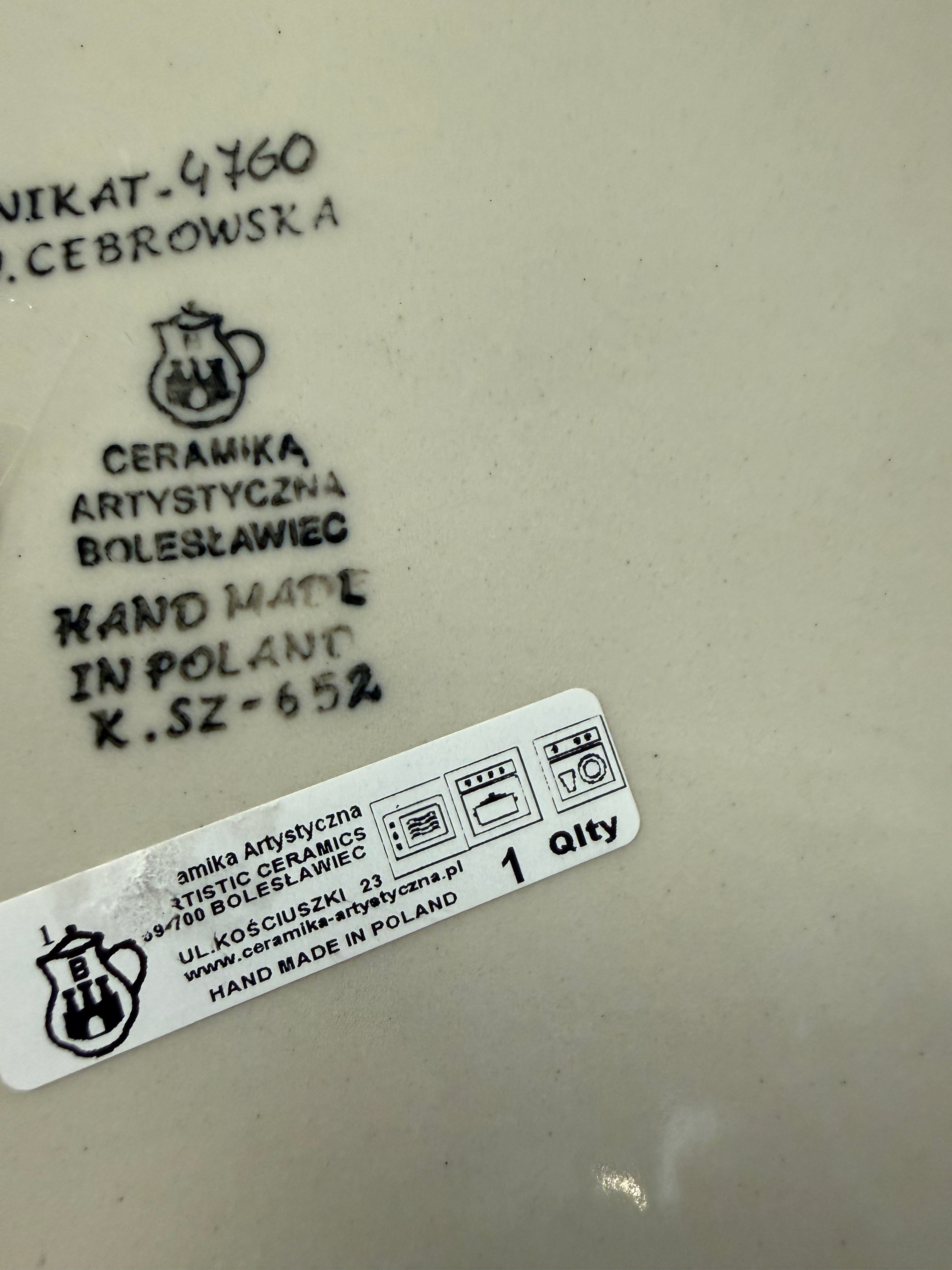 Polish Pottery Unikat 4760 Kielbasa Dish