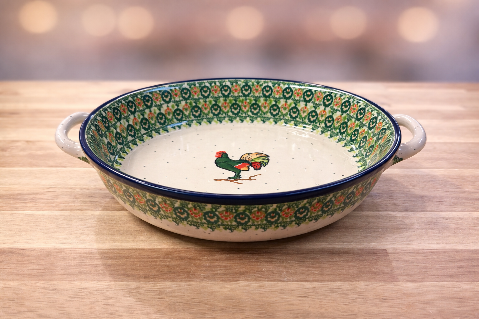 Polish Pottery Unikat 4760 Kielbasa Dish