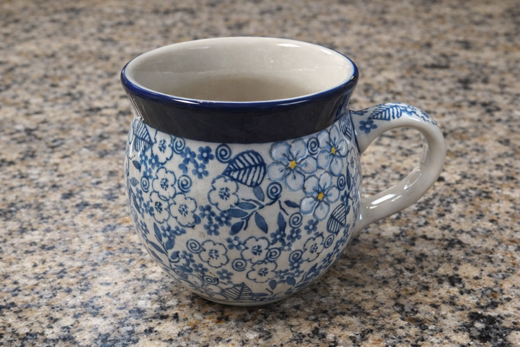 Polish Pottery Unikat 4784 12oz Bubble Mug