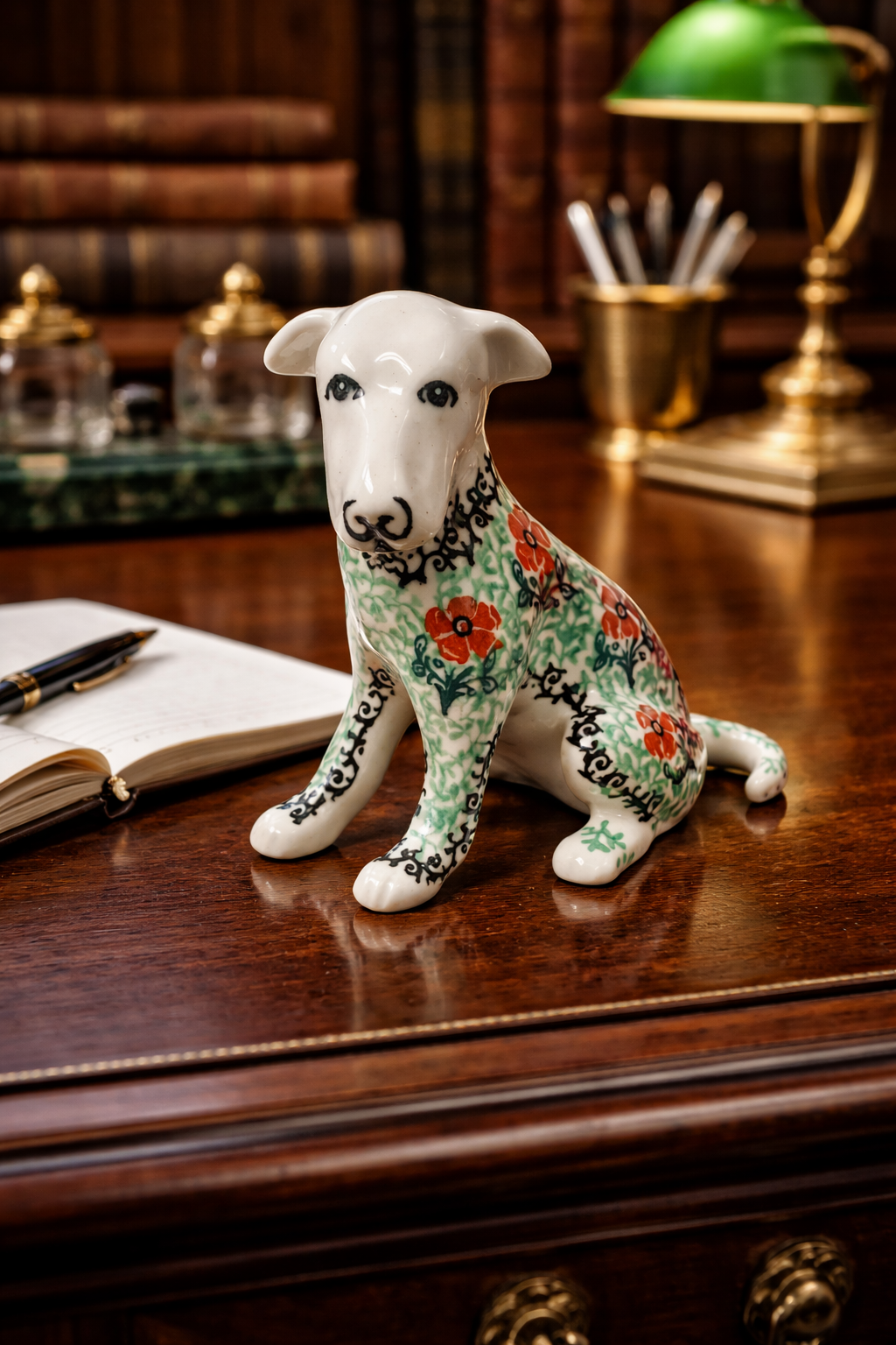 Polish Pottery Unikat Dog