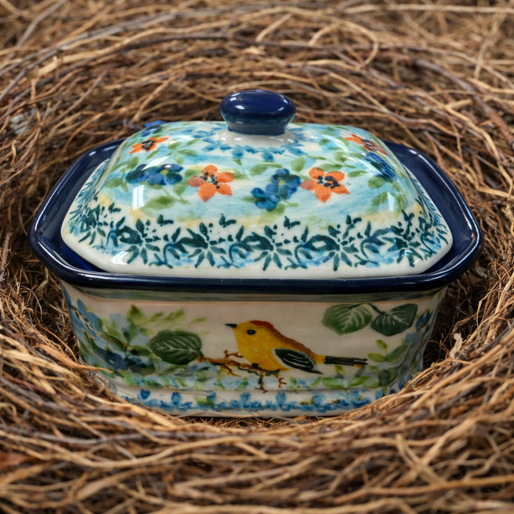 Polish Pottery Unikat 5098 Trinket Box