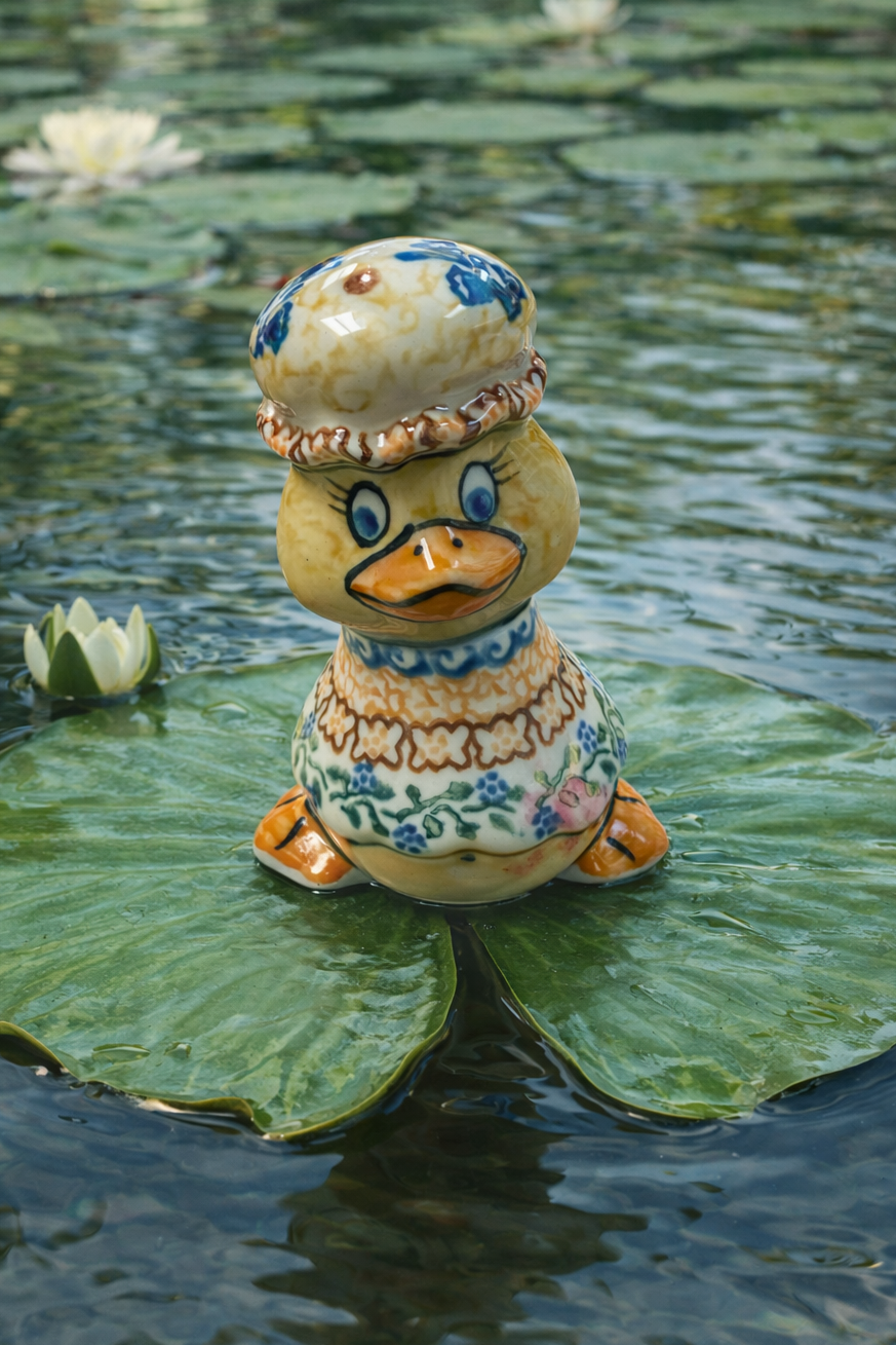 Polish Pottery Vena Duck