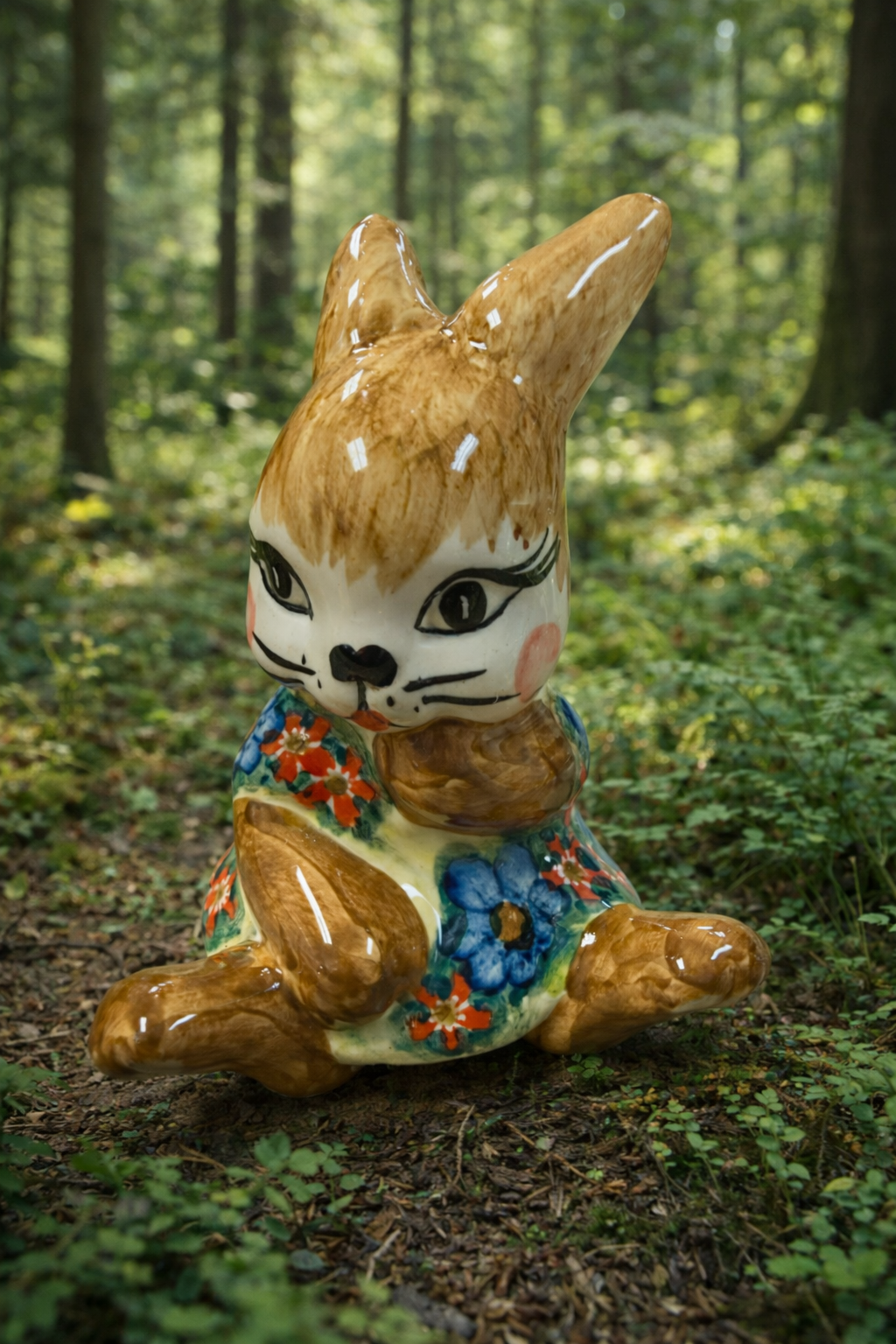 Polish Pottery Unikat CerRaf Bunny