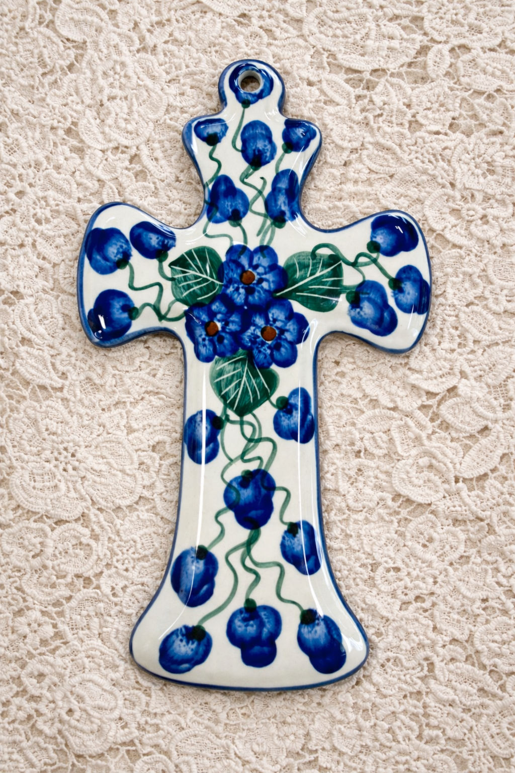 Polish Pottery Unikat Cross