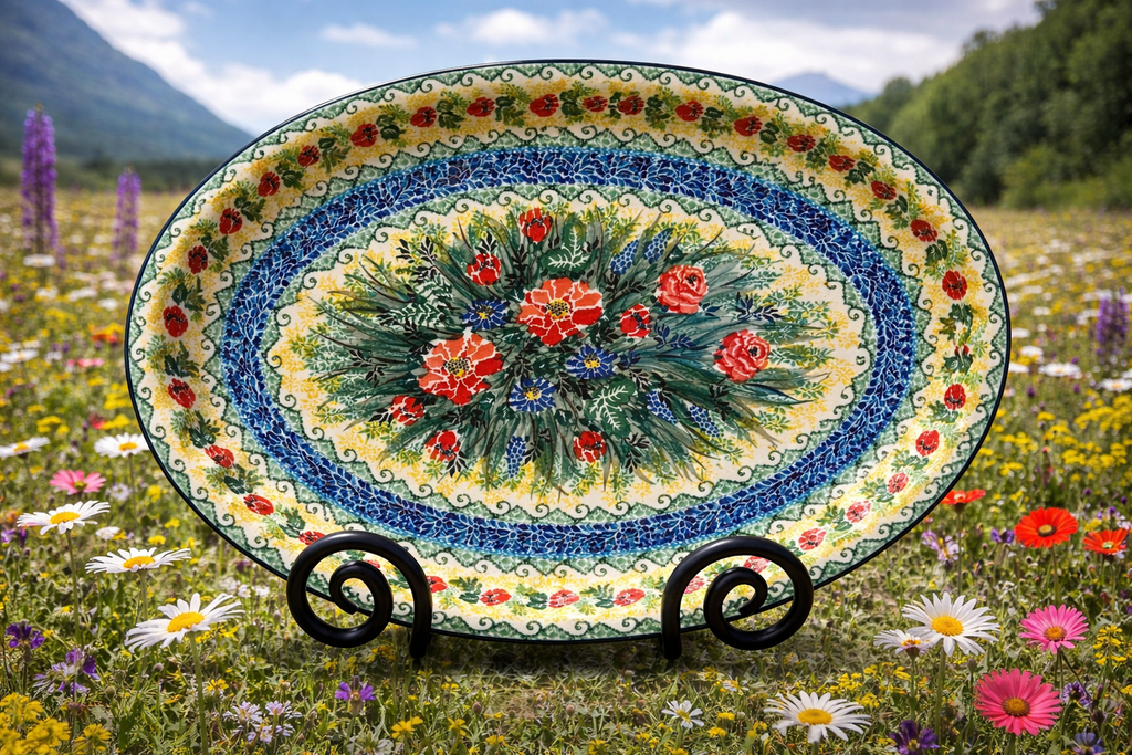 Polish Pottery Unikat 4610 Platter