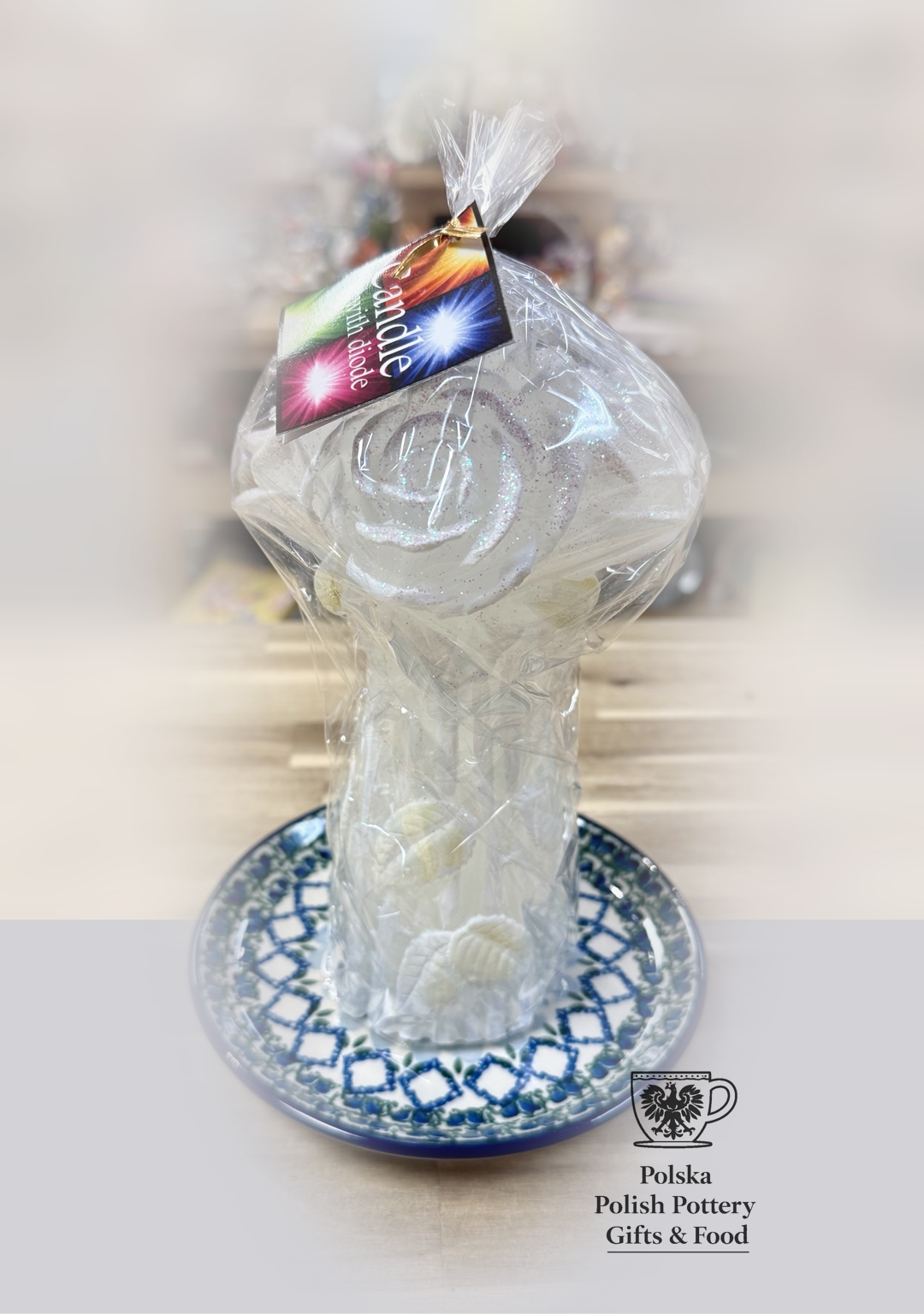 Polish Rose Bouquet Diode Candle