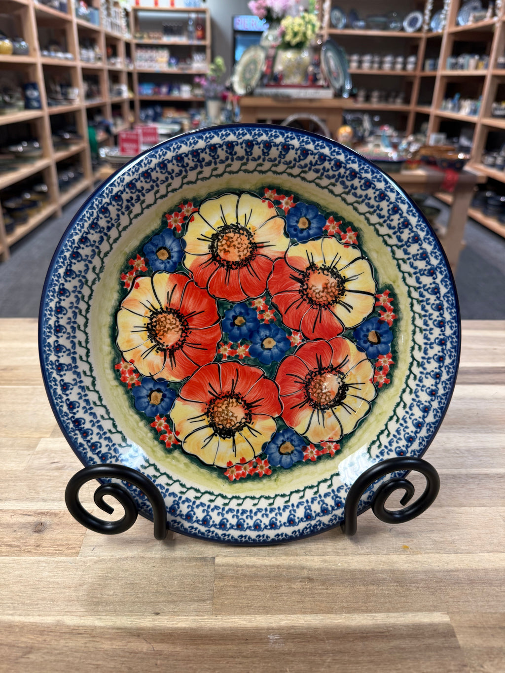 Polish Pottery Unikat CerRaf Dinner Plate