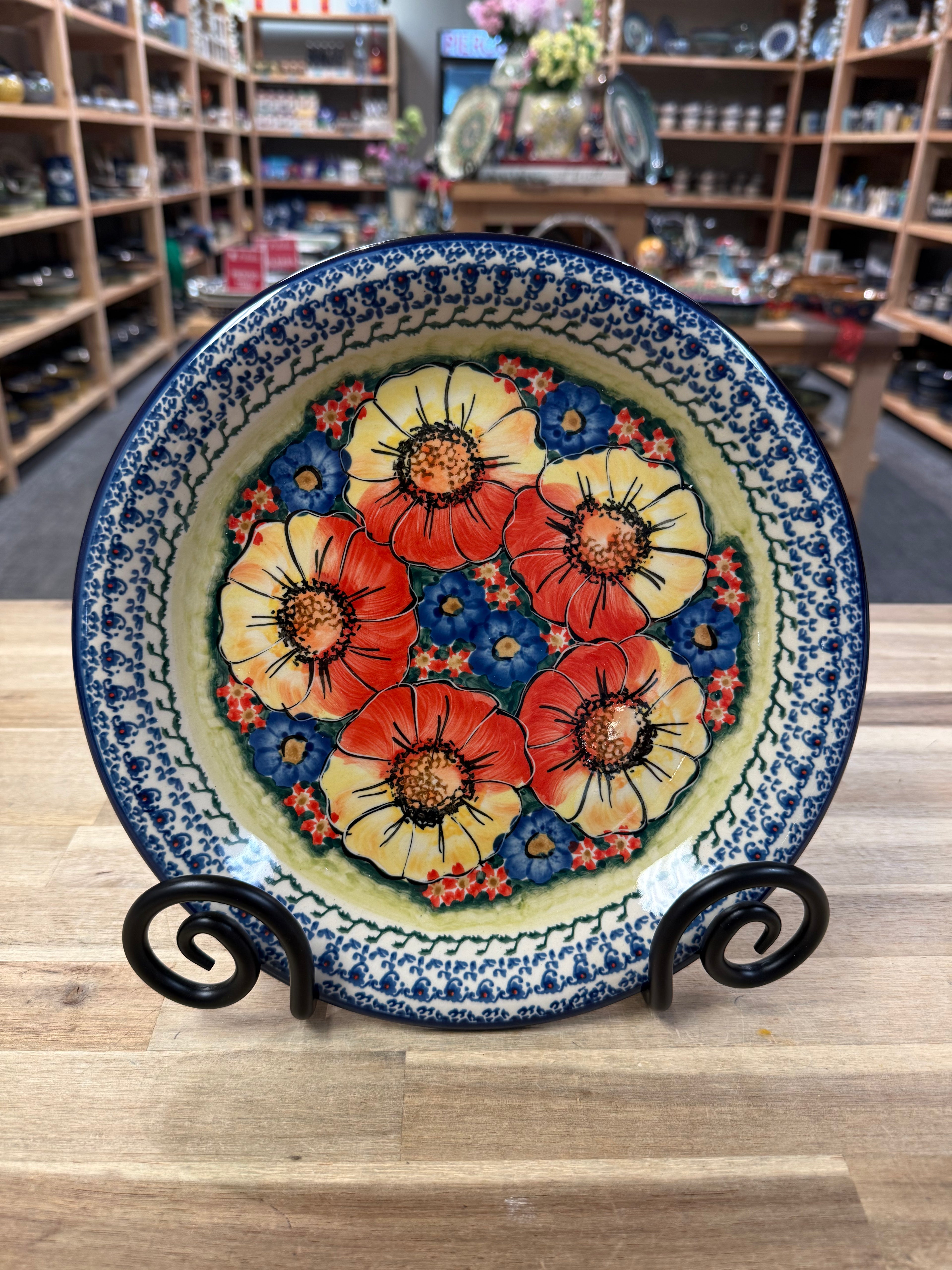 Polish Pottery Unikat CerRaf Dinner Plate
