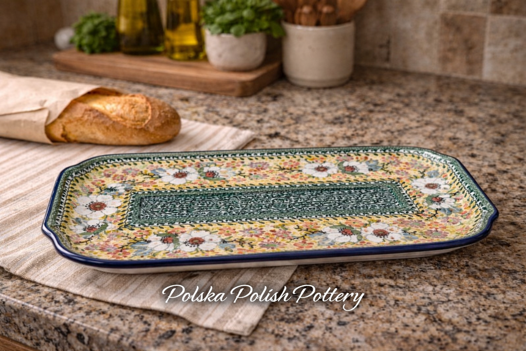Polish Pottery Unikat 4932 Bread Tray