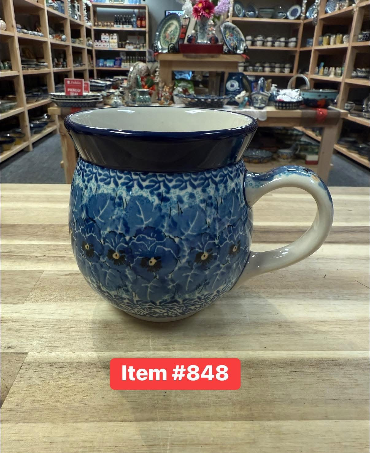 Polish Pottery Unikat 3639 16oz Bubble Mug