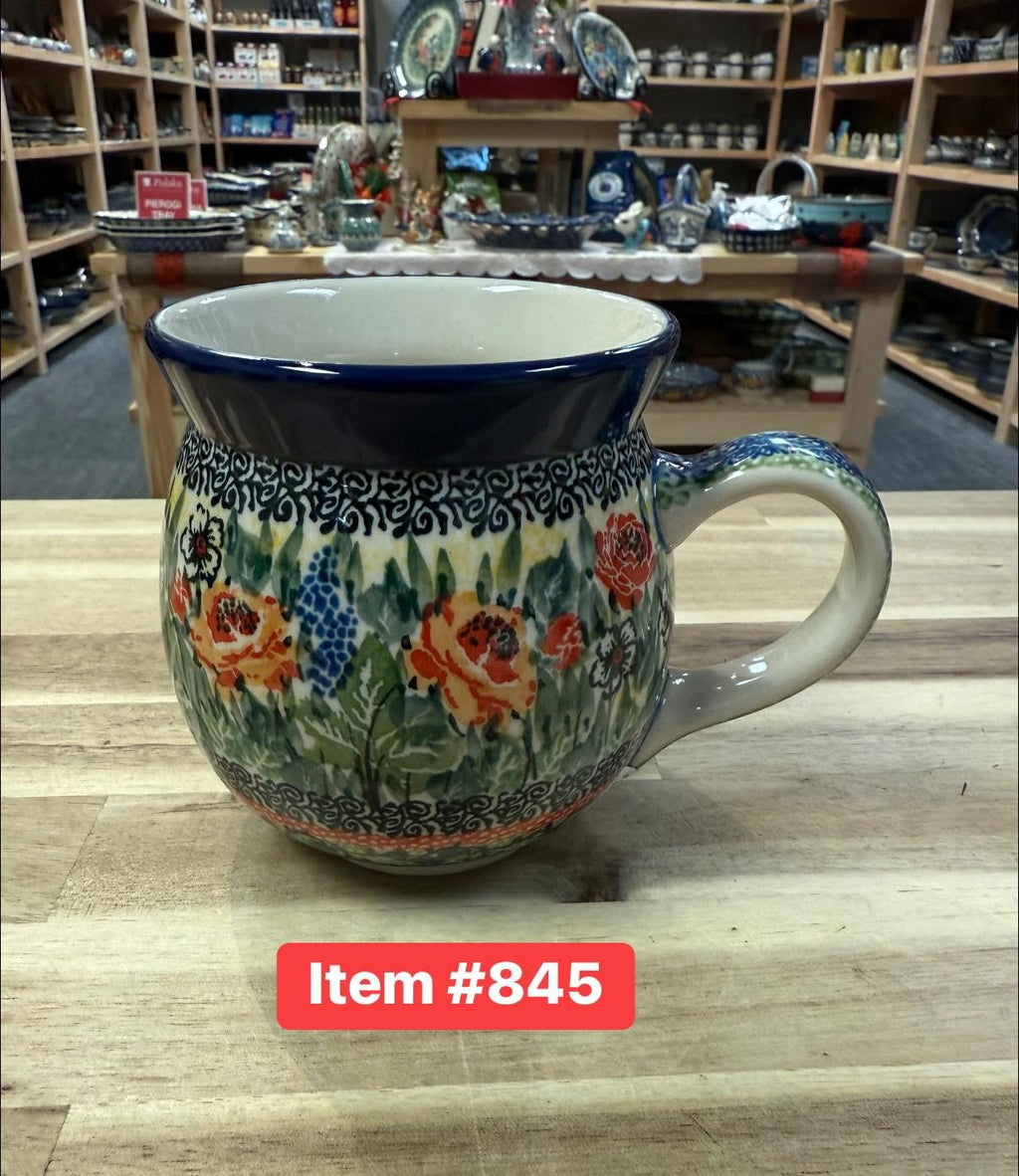 Polish Pottery Unikat 4616 16oz Bubble Mug