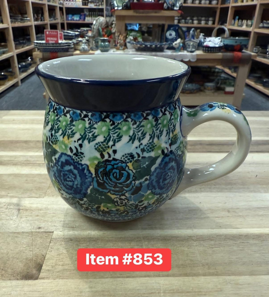 Polish Pottery Unikat 4566 16oz Bubble Mug