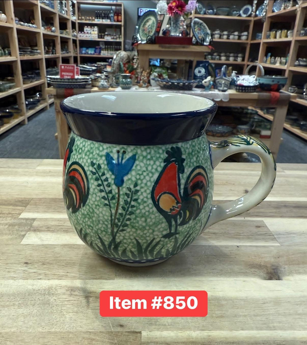 Polish Pottery Unikat 2663 16oz Bubble Mug