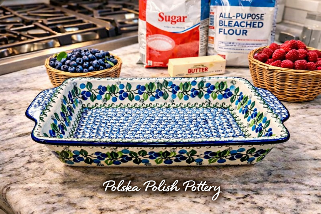 Polish Pottery Traditional( Tender Berries) Baker