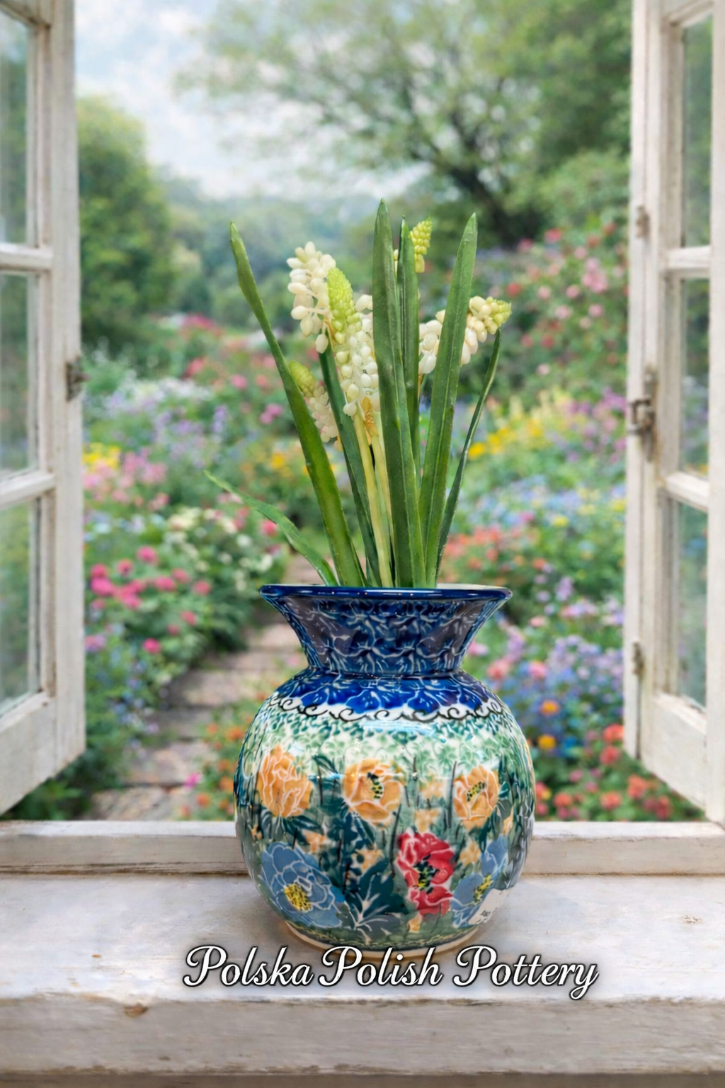 Polish Pottery Unikat 3553 Mini Vase