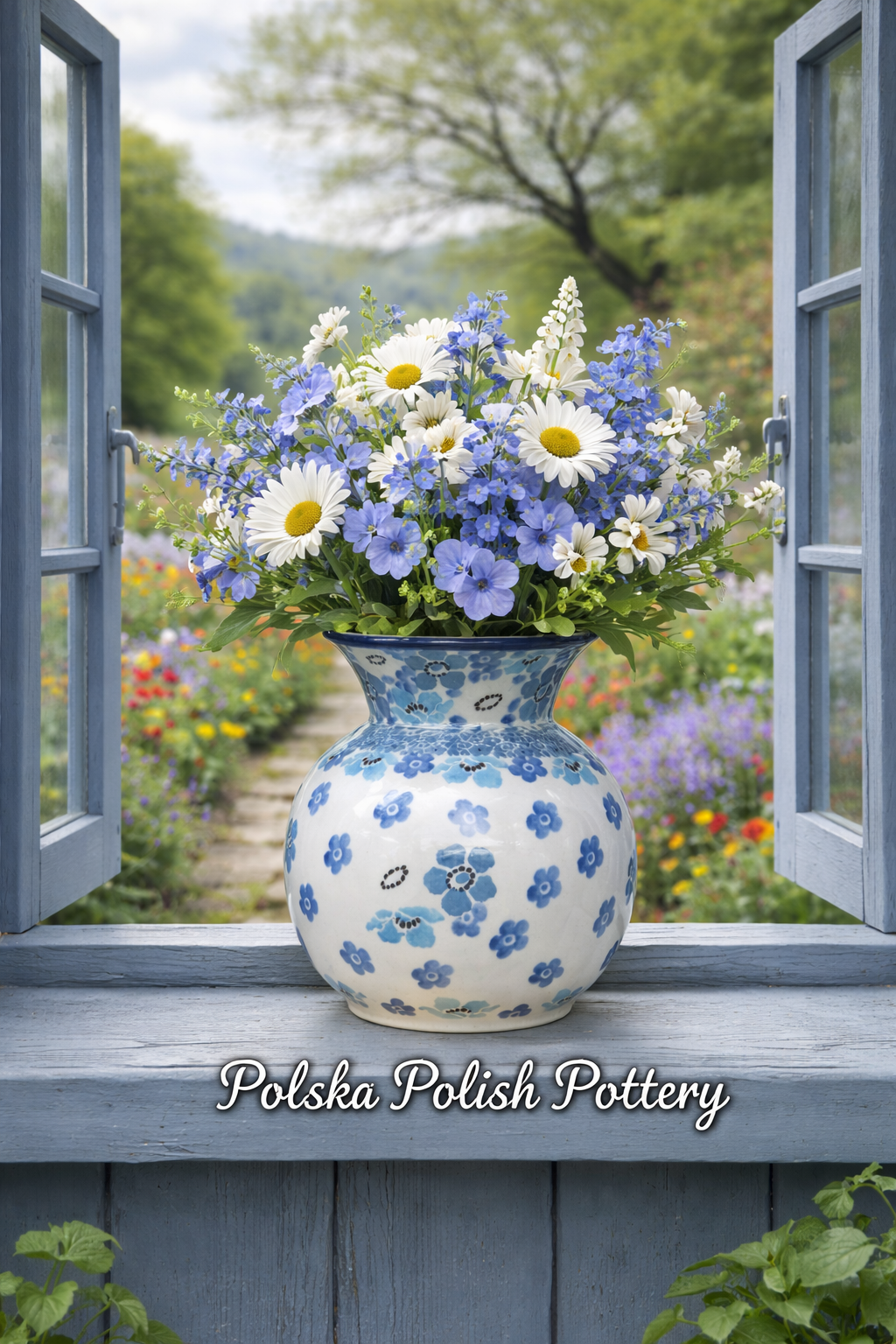 Polish Pottery Unikat 4903 Mini Vase