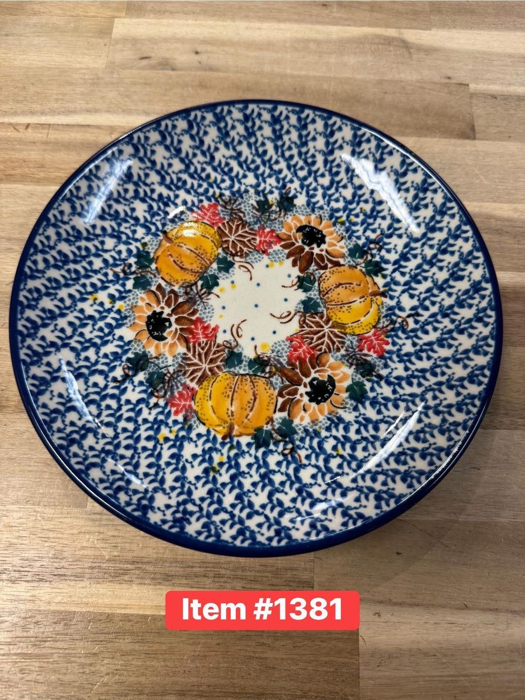 Polish Pottery Unikat 4741 Salad Plate