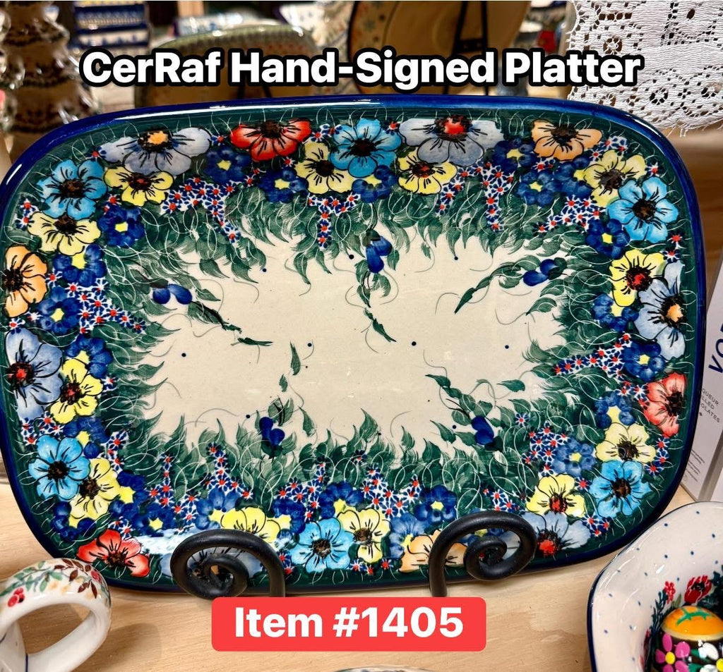 Polish Pottery Unikat CerRaf Platter