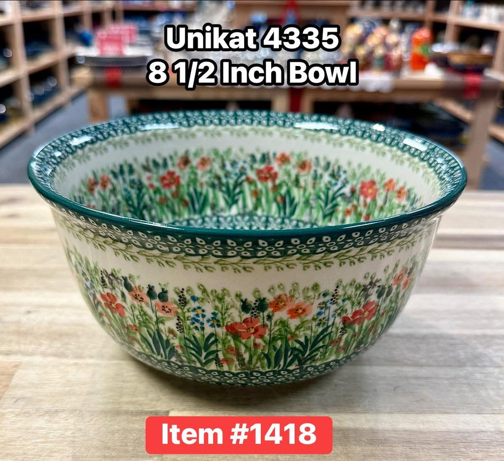 Polish Pottery Unikat 4335 Bowl