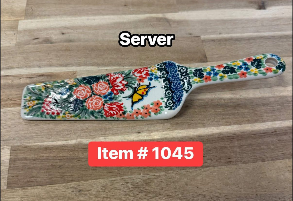 Polish Pottery Unikat 3282 Cake Server