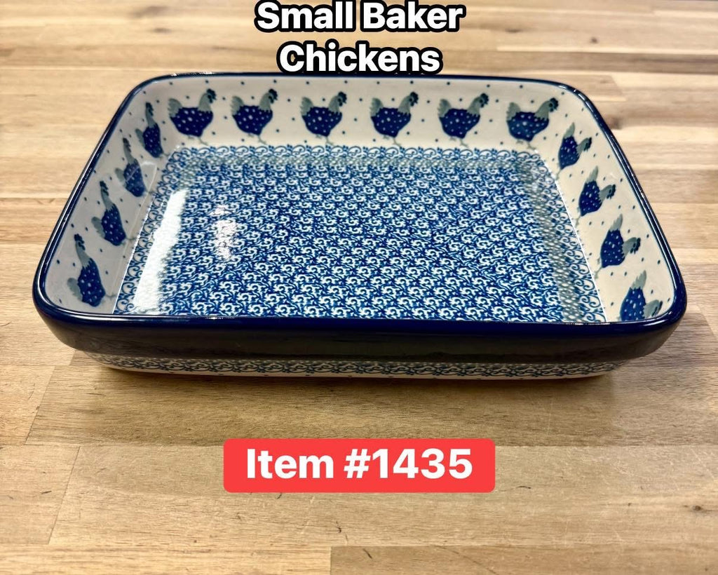 Polish Pottery Traditional Chicken Baker
