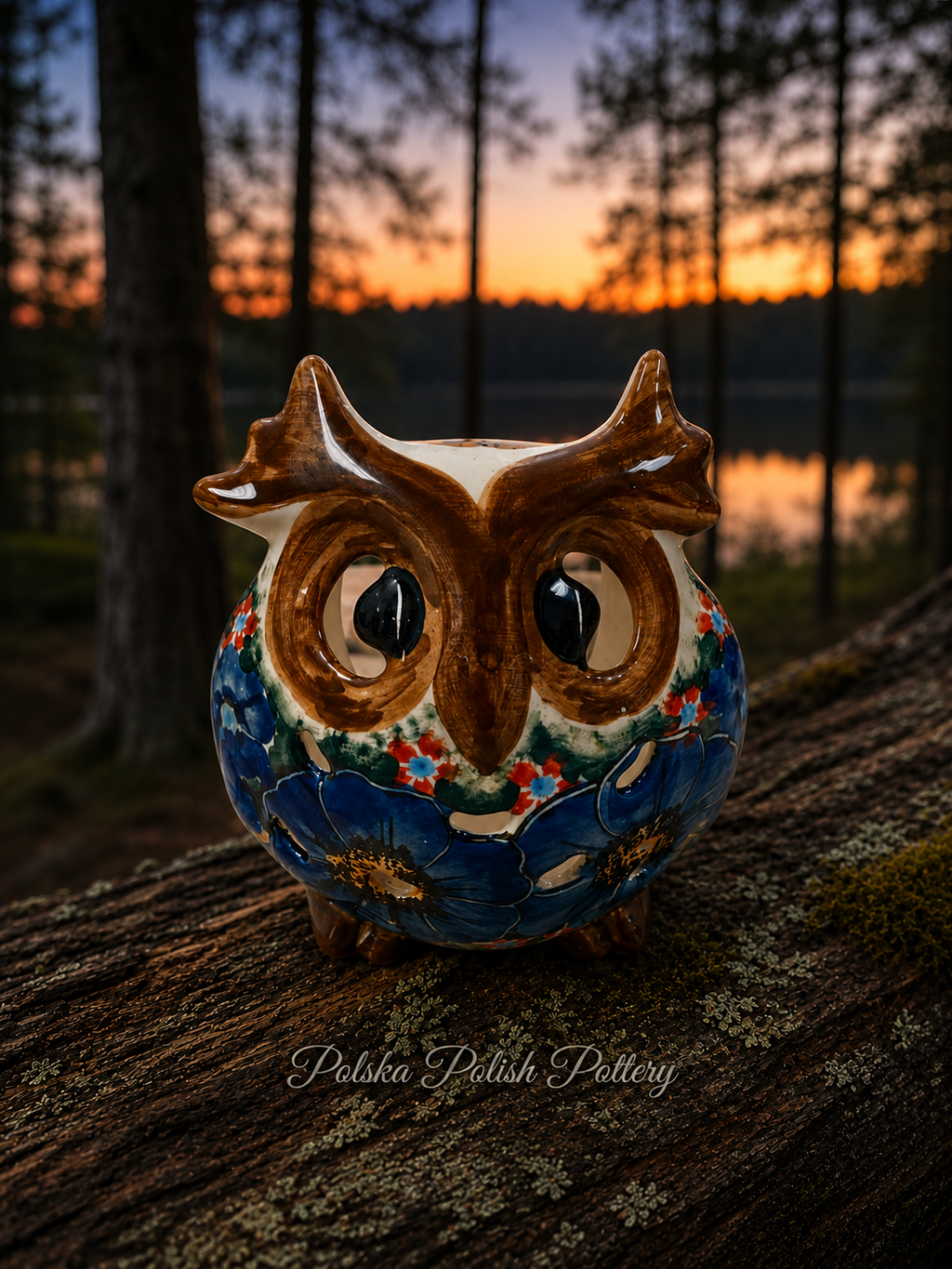 Polish Pottery Unikat CerRaf Owl