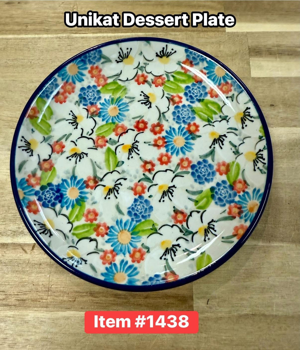 Polish Pottery Unikat 5158 Dessert Plate