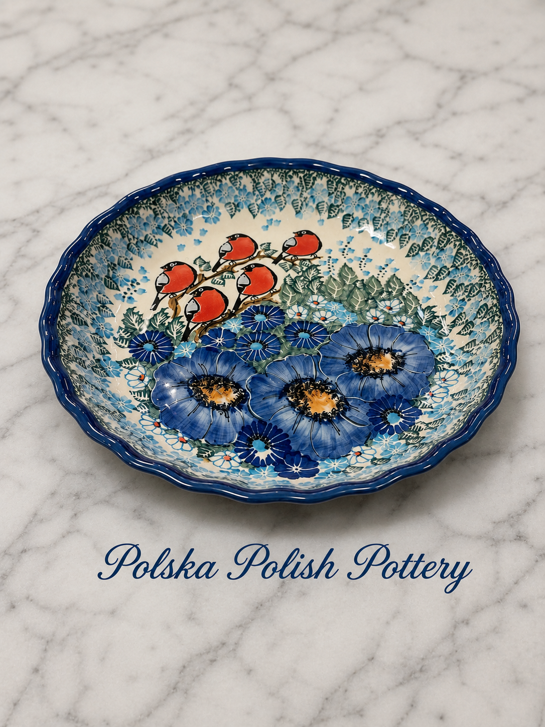 Polish Pottery Pie Plate - Unikat CerRaf