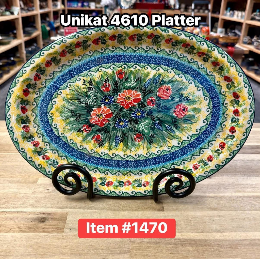 Polish Pottery Unikat 4610 Platter