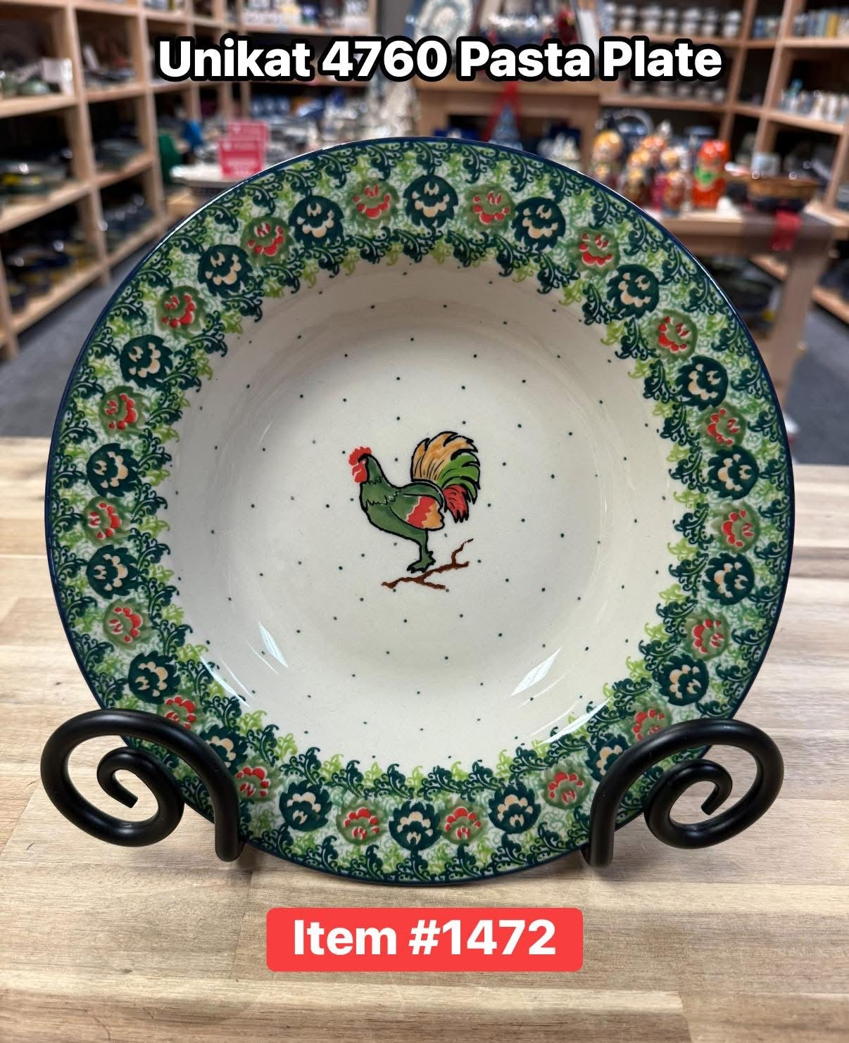 Polish Pottery Unikat 4760 Past Plate