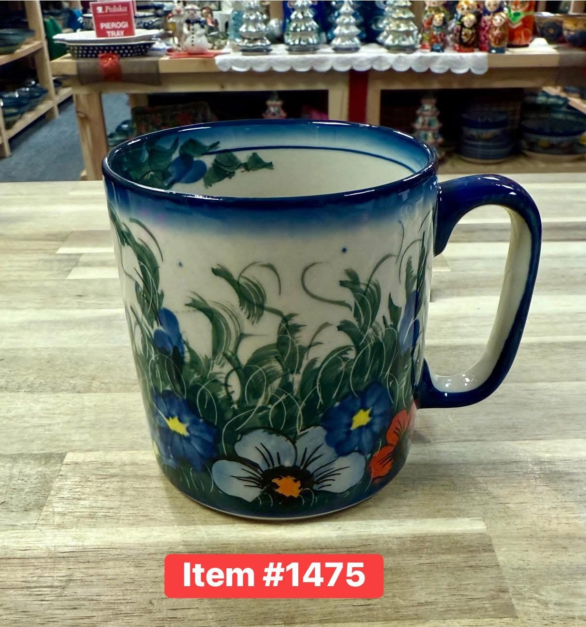 Polish Pottery Unikat(Poppy Vine Mix) CerRaf Mug