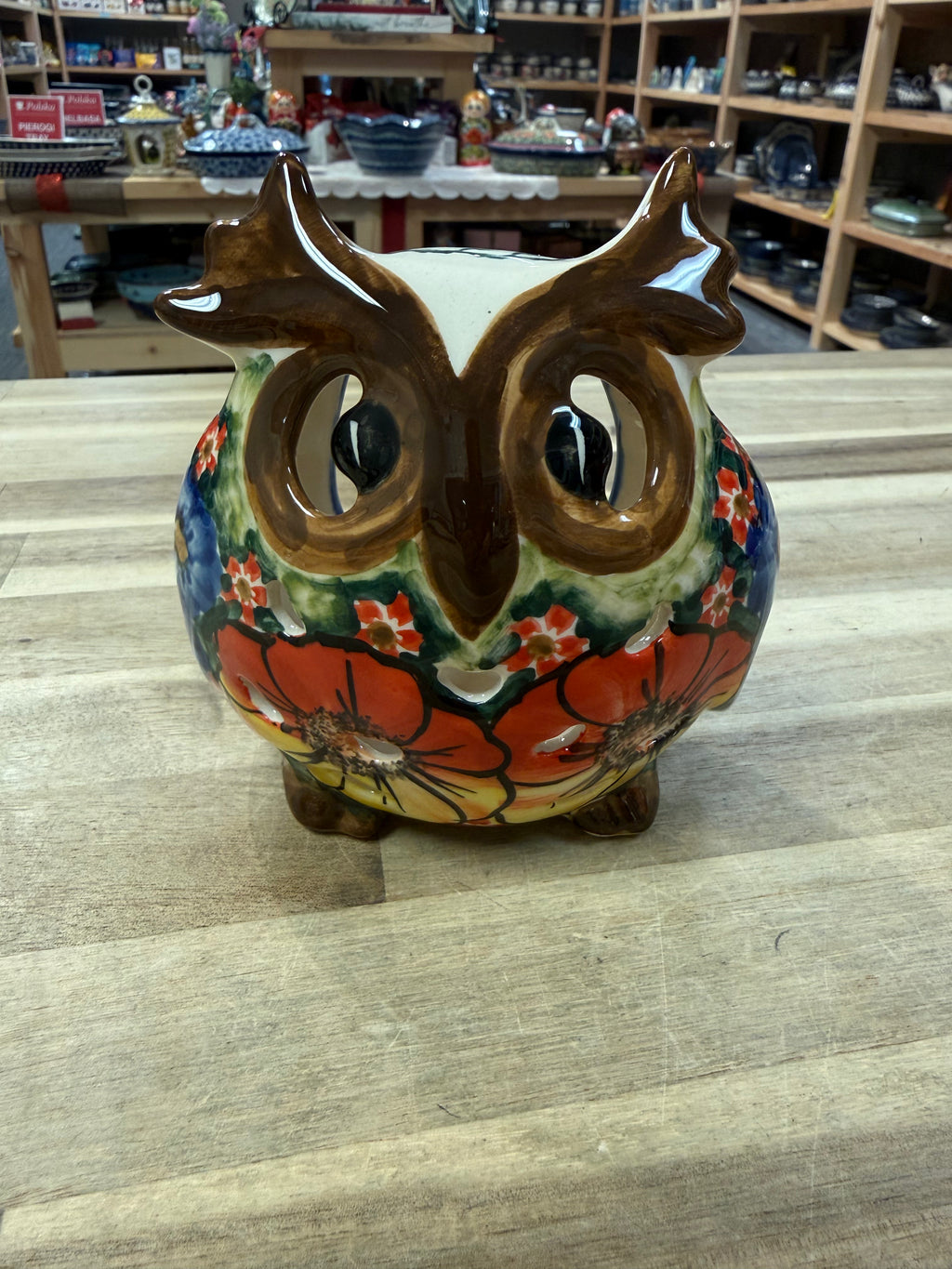 Polish Pottery Owl - Unikat CerRaf