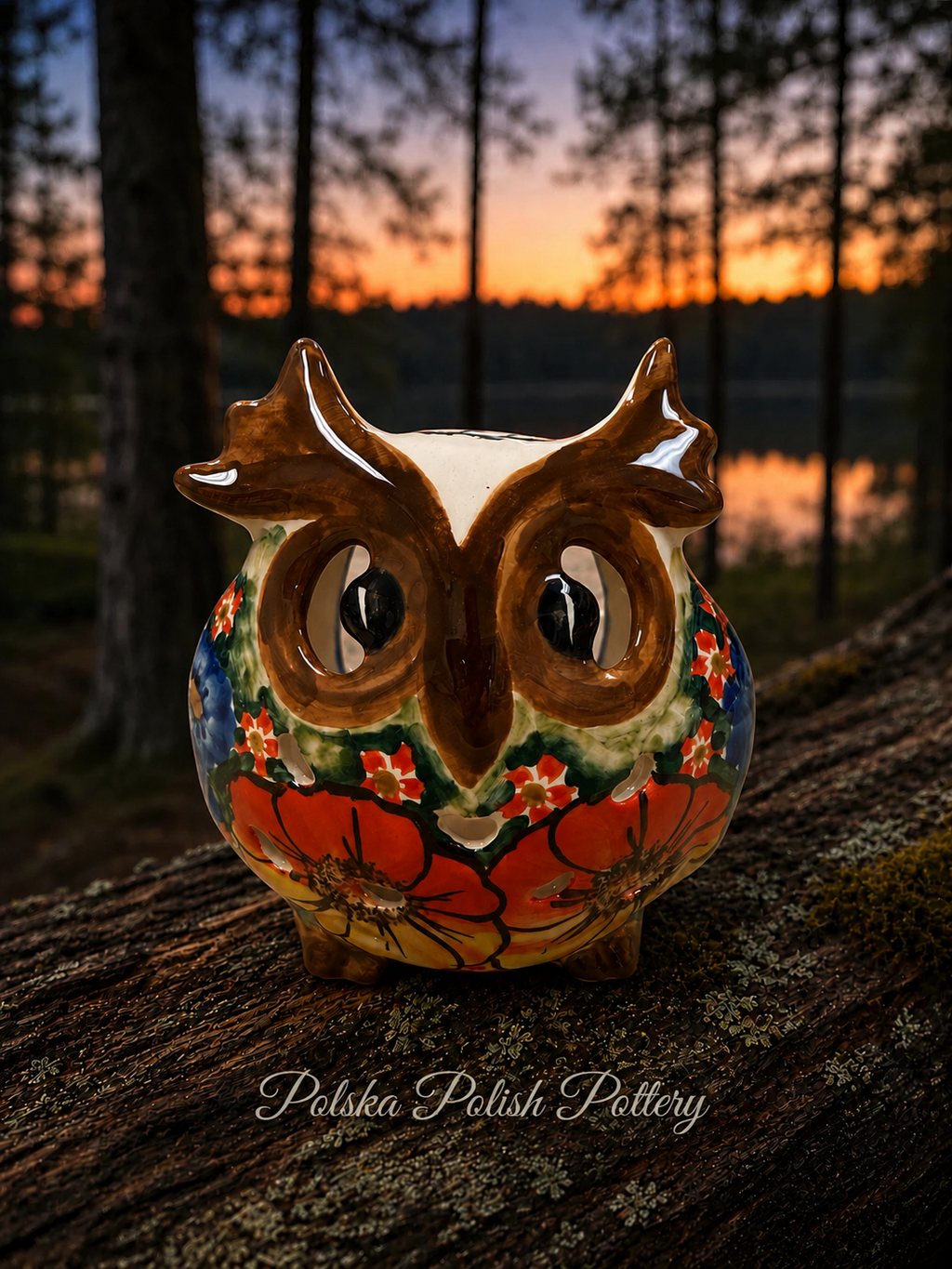 Polish Pottery Owl - Unikat CerRaf