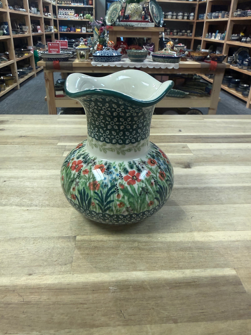 Polish Pottery  Vase - Unikat 4335