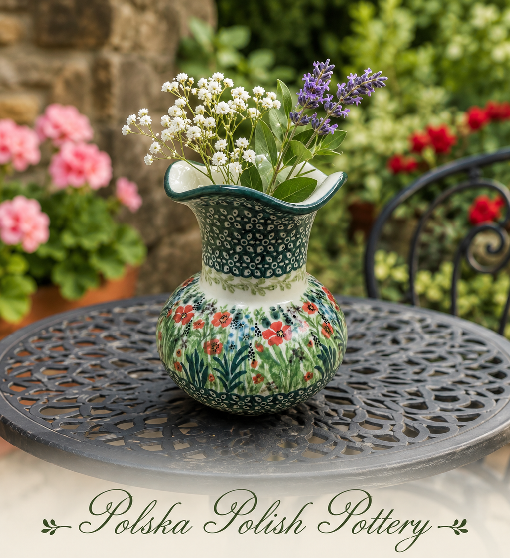 Polish Pottery  Vase - Unikat 4335